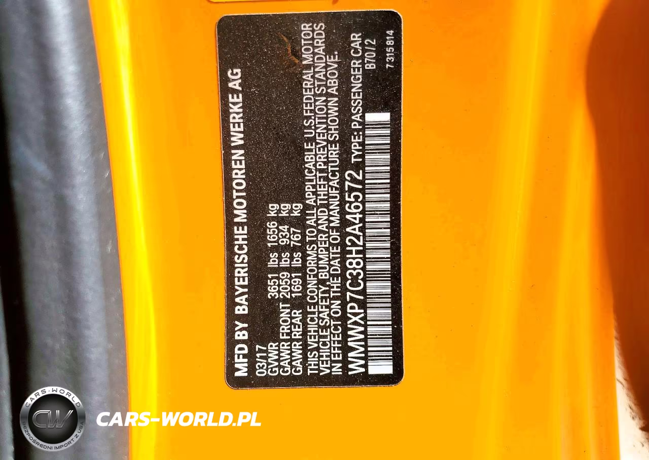2017 Mini Cooper S VIN:WMWXP7C38H2A46572 - 13