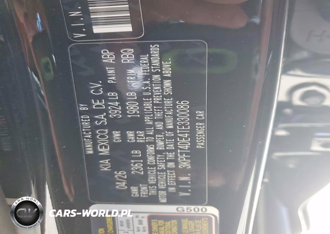 2026 Kia K4 Lxs VIN:3KPFT4DE4TE330086 - 13