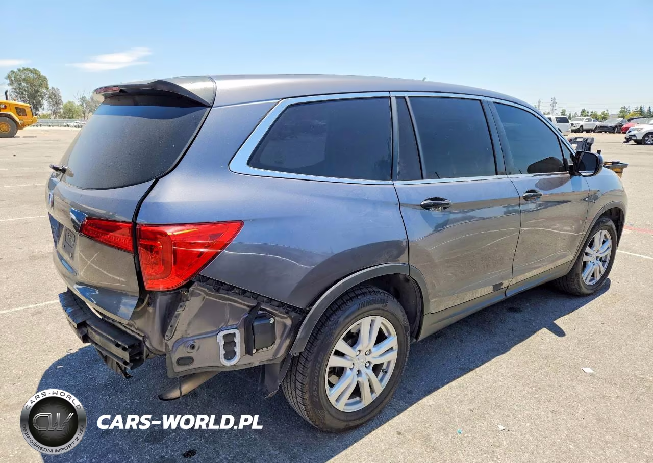 2016 Honda Pilot Lx VIN:5FNYF5H1XGB015029 - 3
