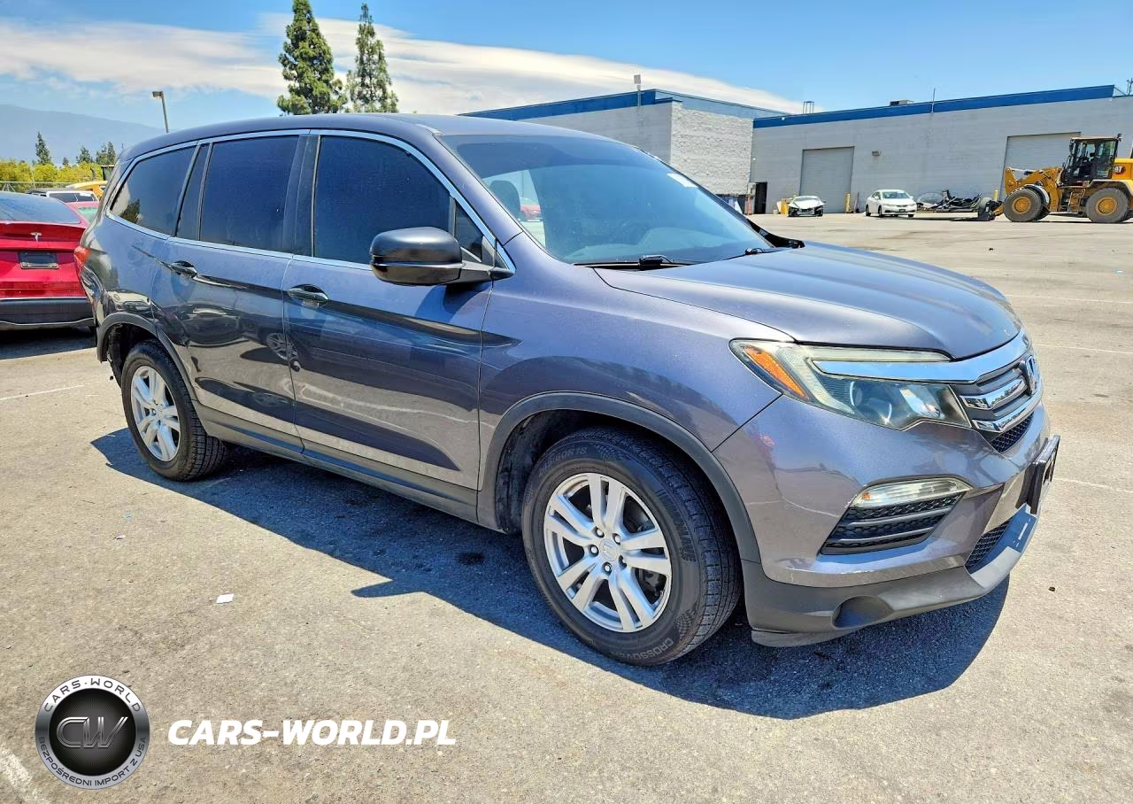2016 Honda Pilot Lx VIN:5FNYF5H1XGB015029 - 4