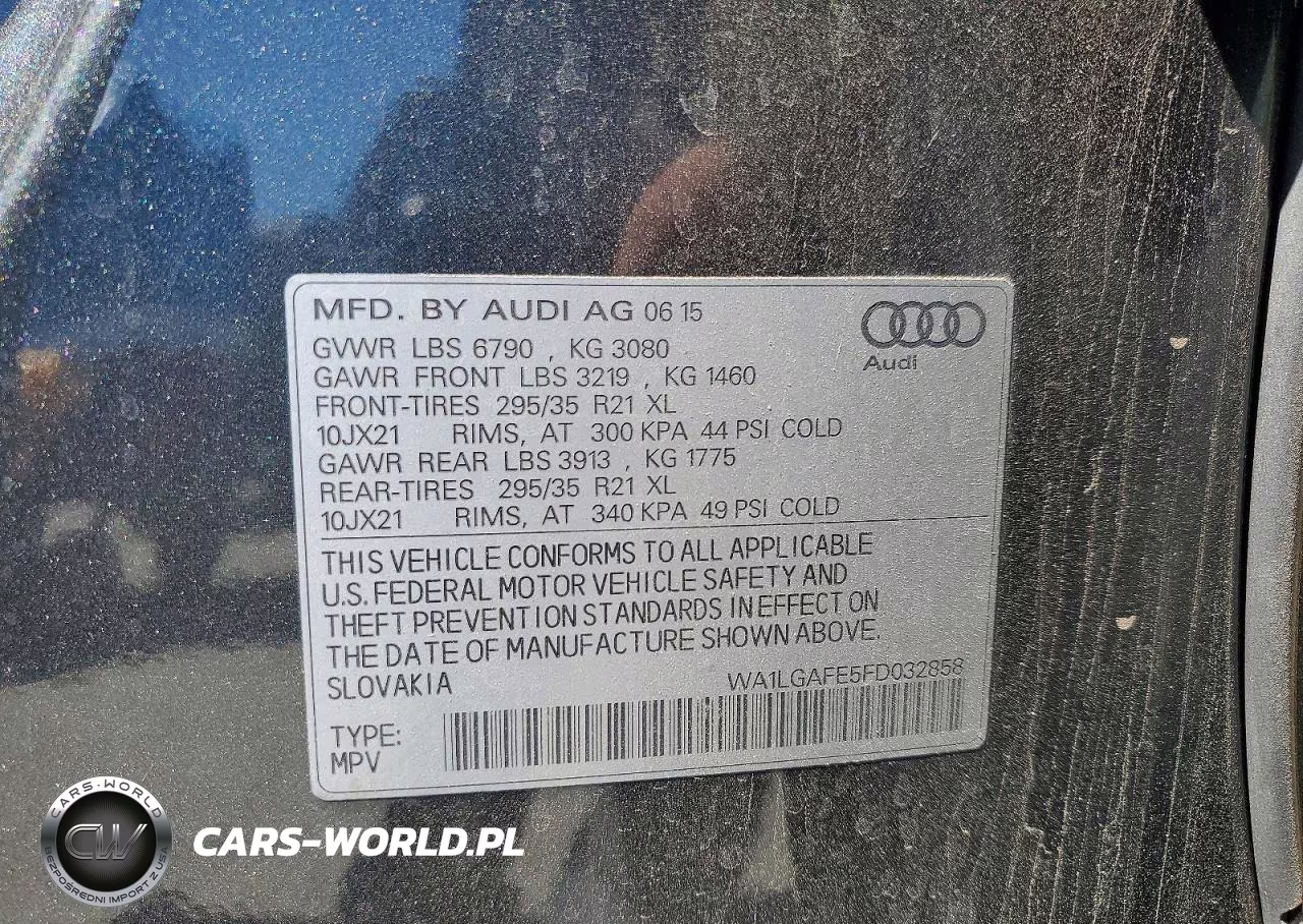 2015 Audi Q7 Premium Plus VIN:WA1LGAFE5FD032858 - 12