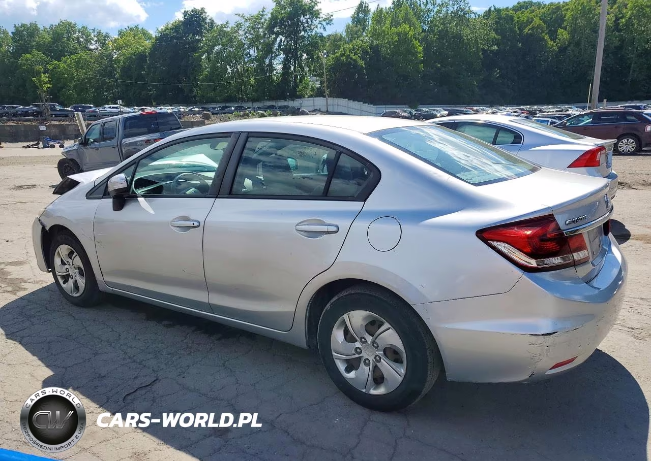 2015 Honda Civic Lx VIN:19XFB2F51FE267392 - 2