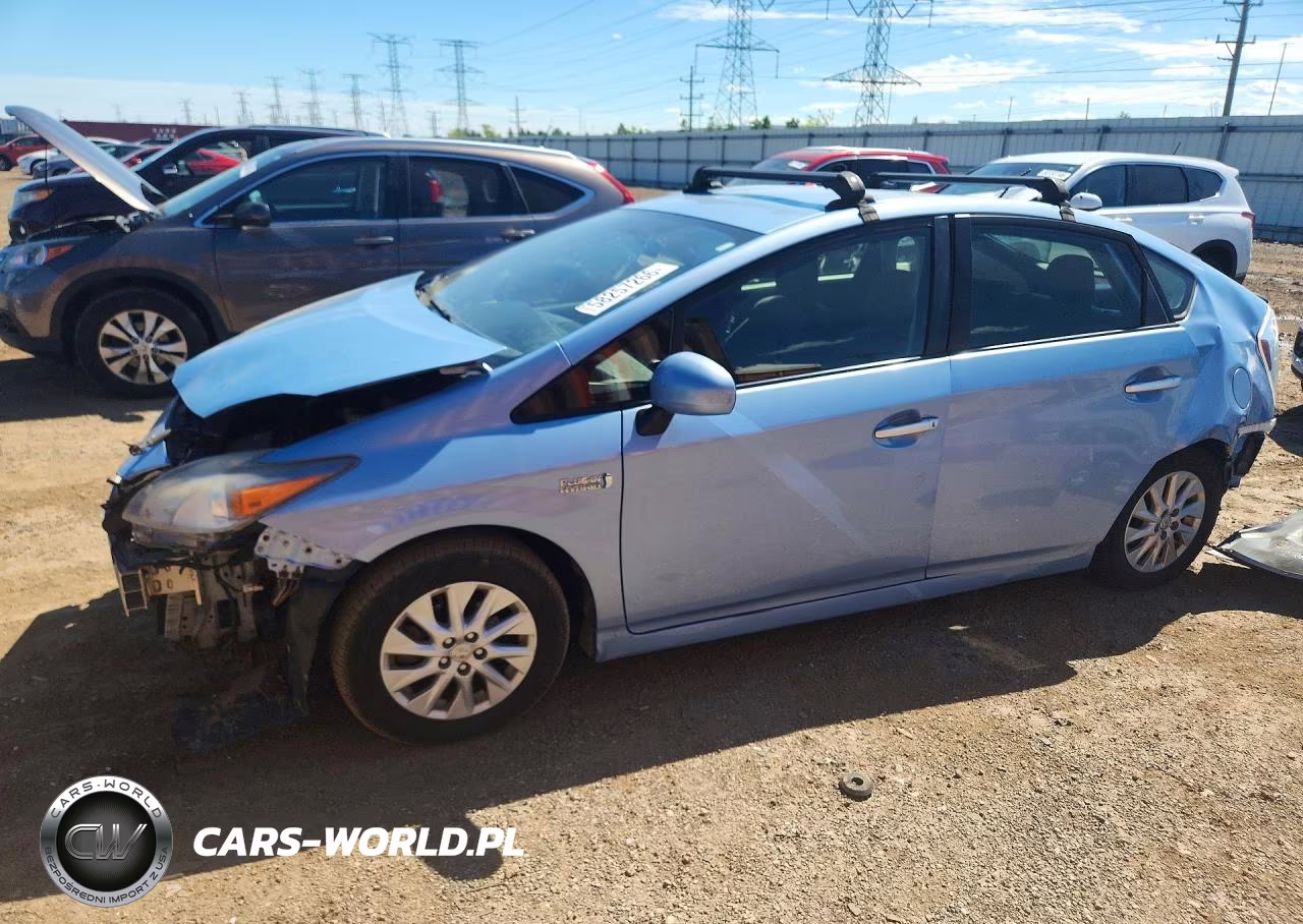 2012 Toyota Prius Plug-In Hybrid Base VIN:JTDKN3DP3C3027943 - 1