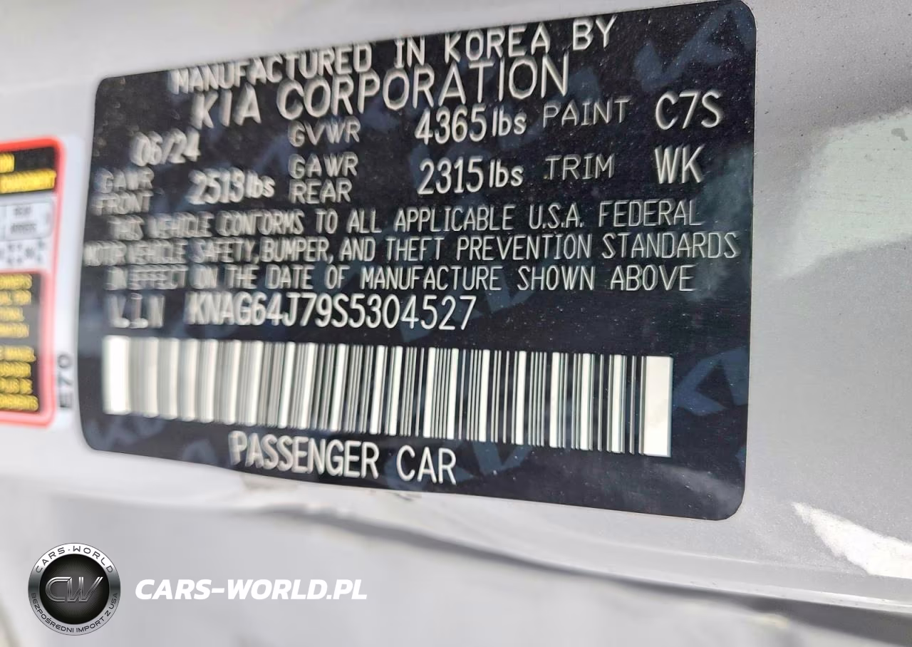 2025 Kia K5 Gt Line VIN:KNAG64J79S5304527 - 13