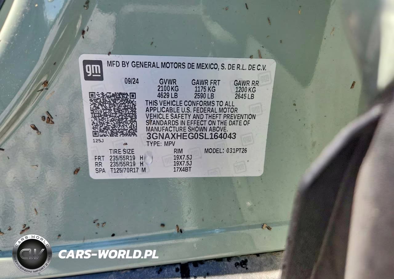 2025 Chevrolet Equinox Lt VIN:3GNAXHEG0SL164043 - 13