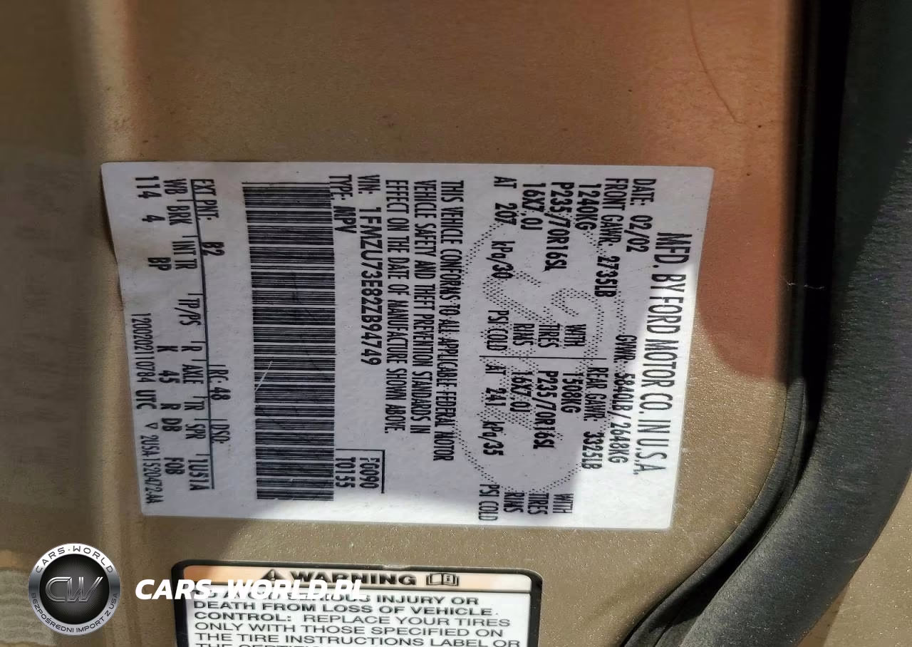 2002 Ford Explorer Xlt VIN:1FMZU73E82ZB94749 - 12