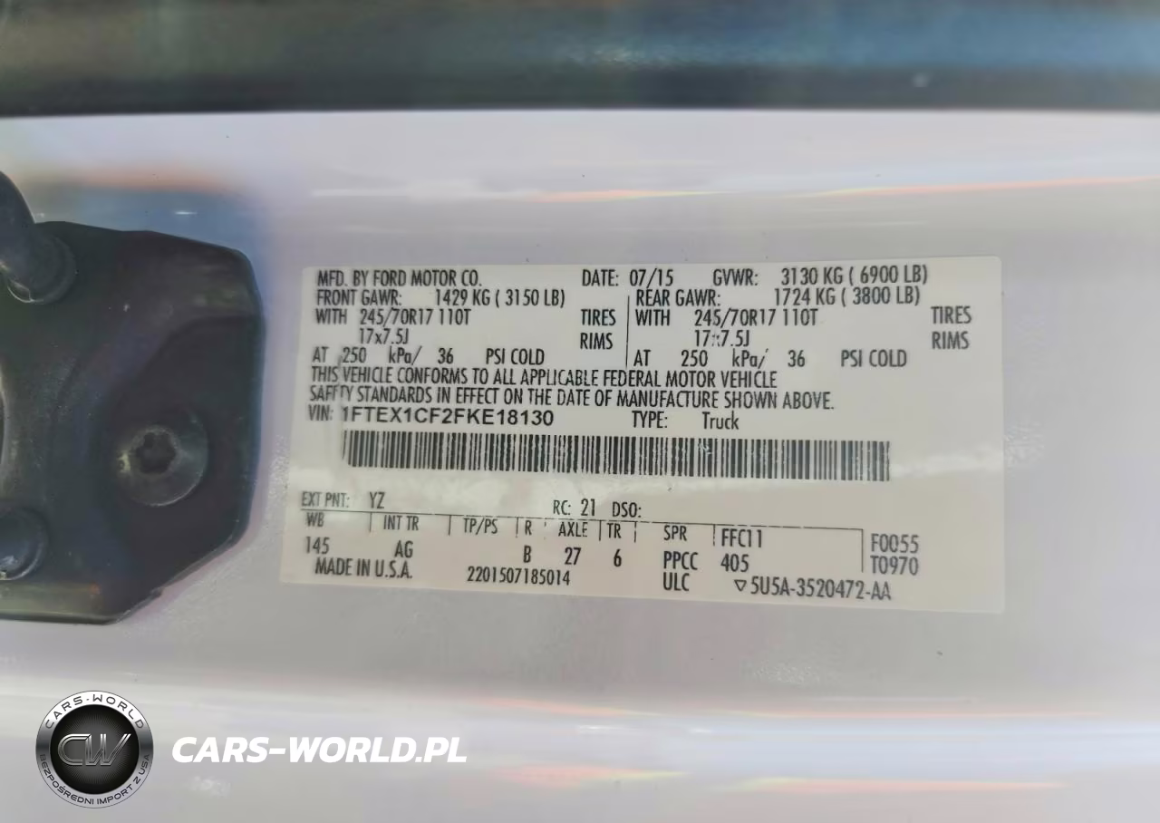 2015 Ford F150 Super Cab VIN:1FTEX1CF2FKE18130 - 13