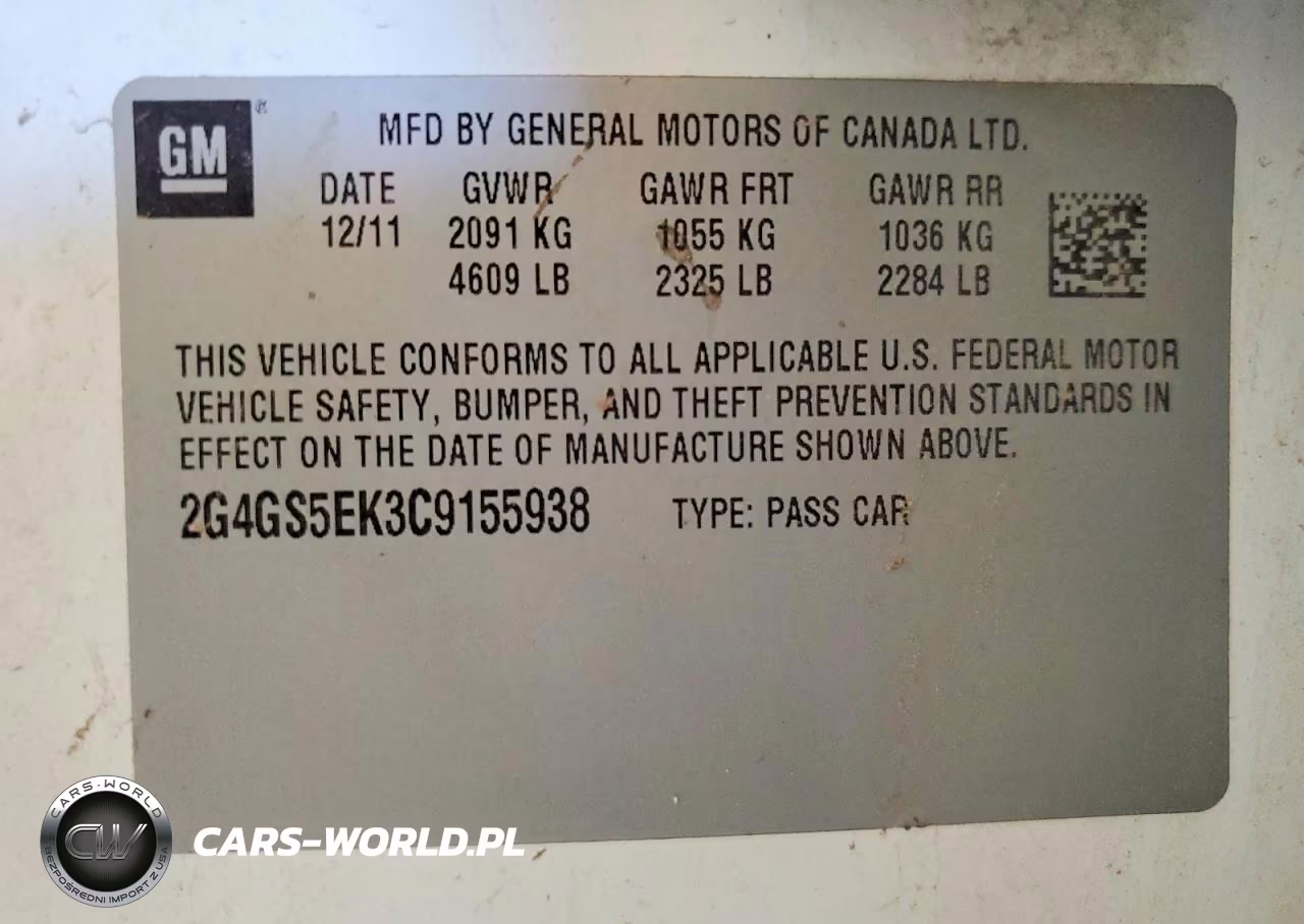2012 Buick Regal Premium VIN:2G4GS5EK3C9155938 - 12