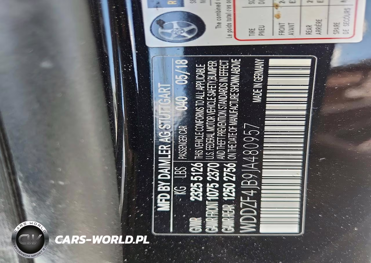 2018 Mercedes-Benz E 300 VIN:WDDZF4JB9JA480957 - 12