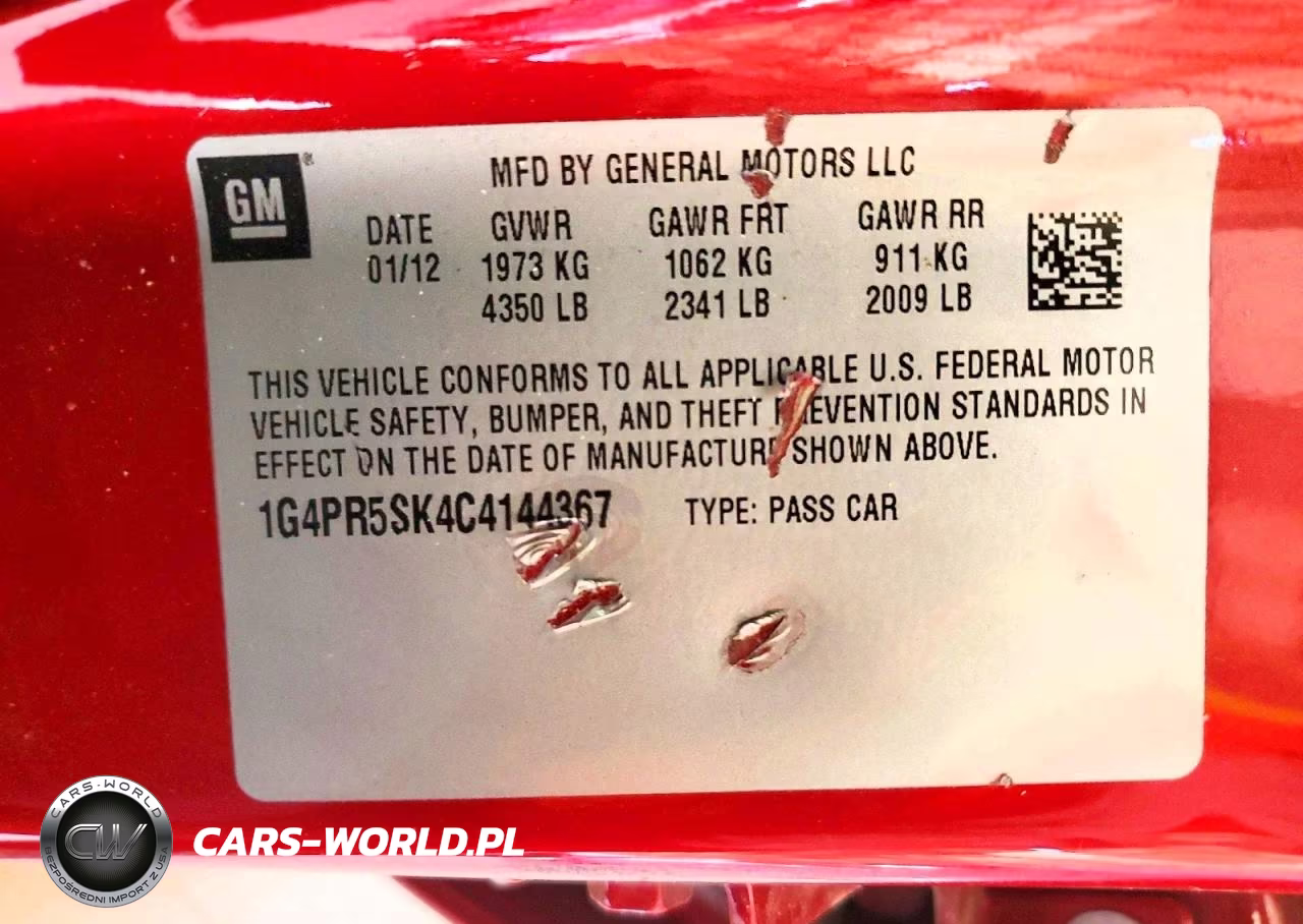 2012 Buick Verano Convenience VIN:1G4PR5SK4C4144367 - 12