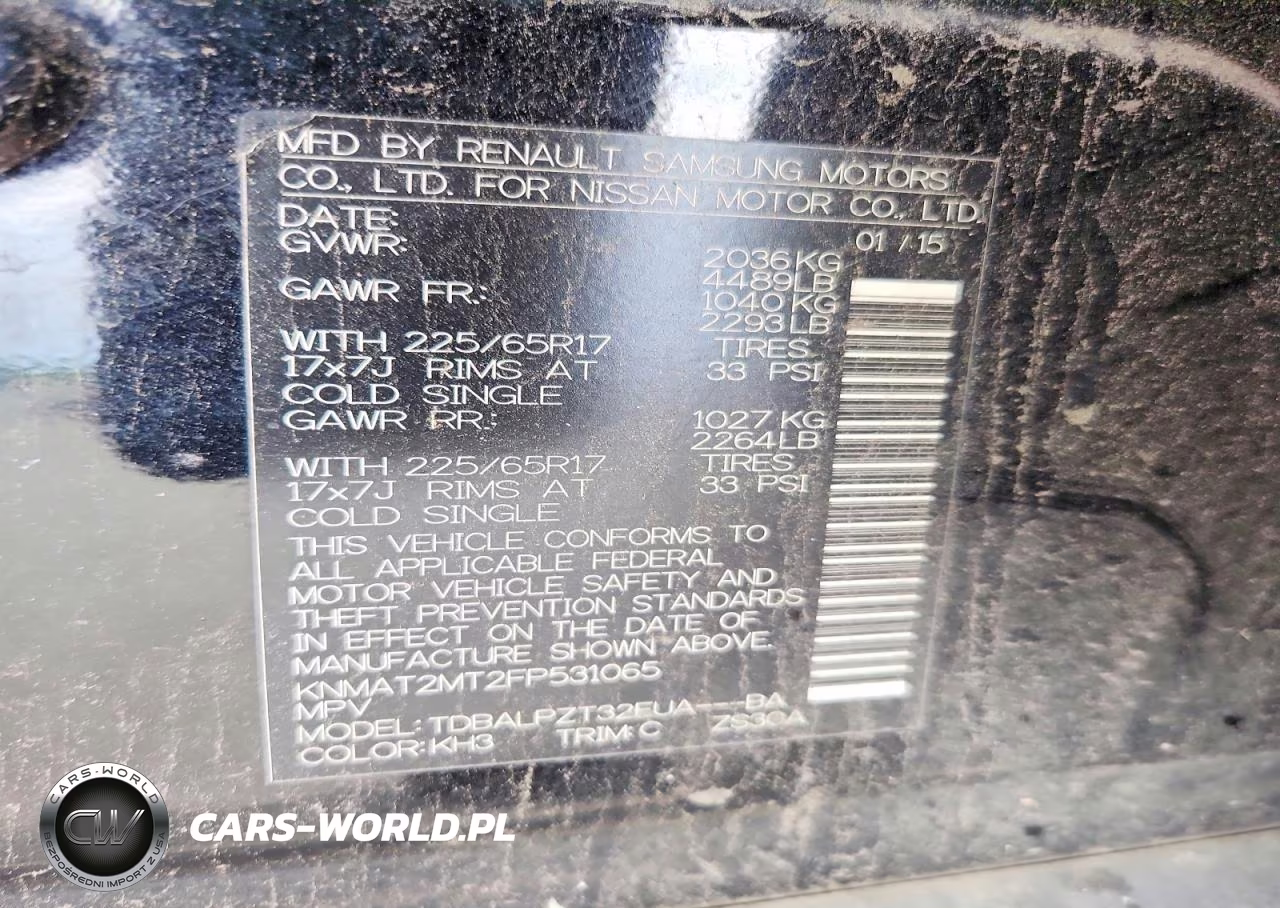 2015 Nissan Rogue S VIN:KNMAT2MT2FP531065 - 13