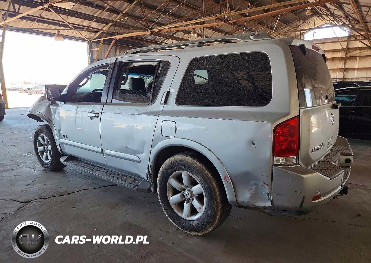 2008 Nissan Armada Se VIN:5N1AA08DX8N608854 - 2