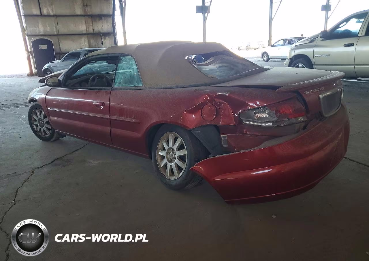 2004 Chrysler Sebring Gtc VIN:1C3EL75R14N269120 - 2