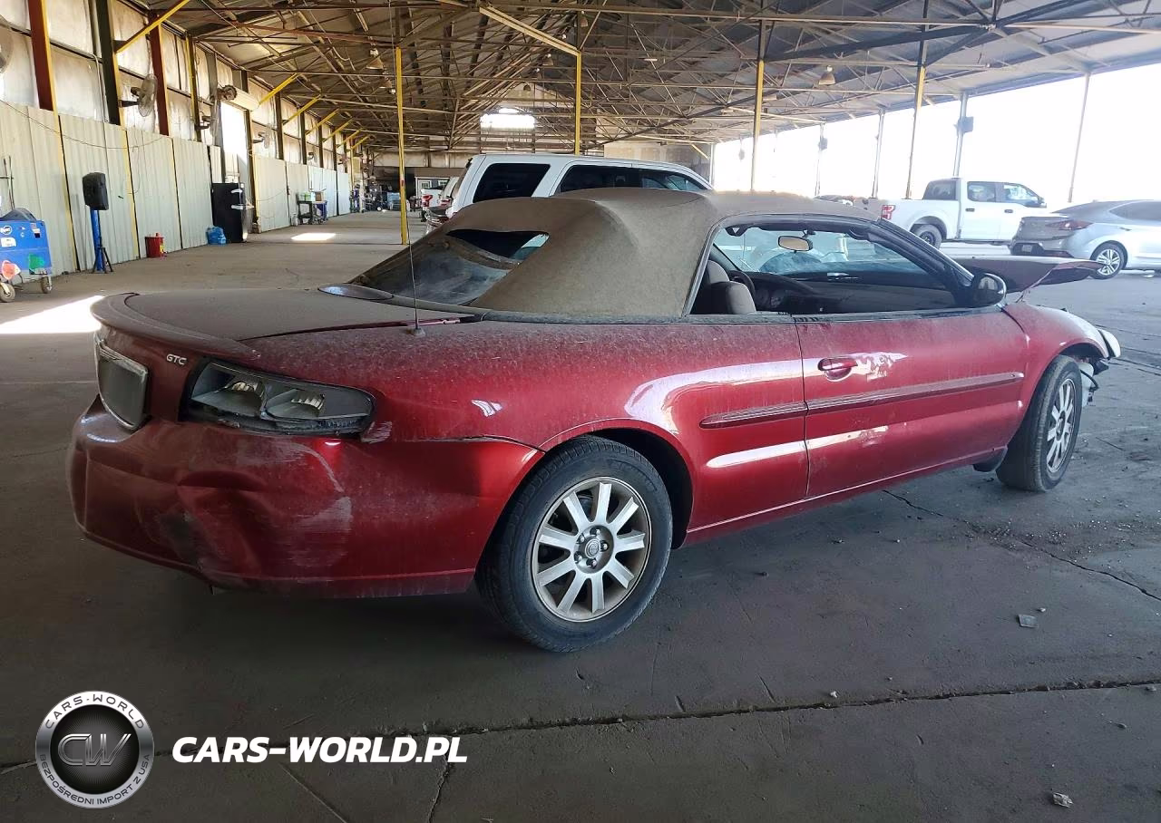 2004 Chrysler Sebring Gtc VIN:1C3EL75R14N269120 - 3