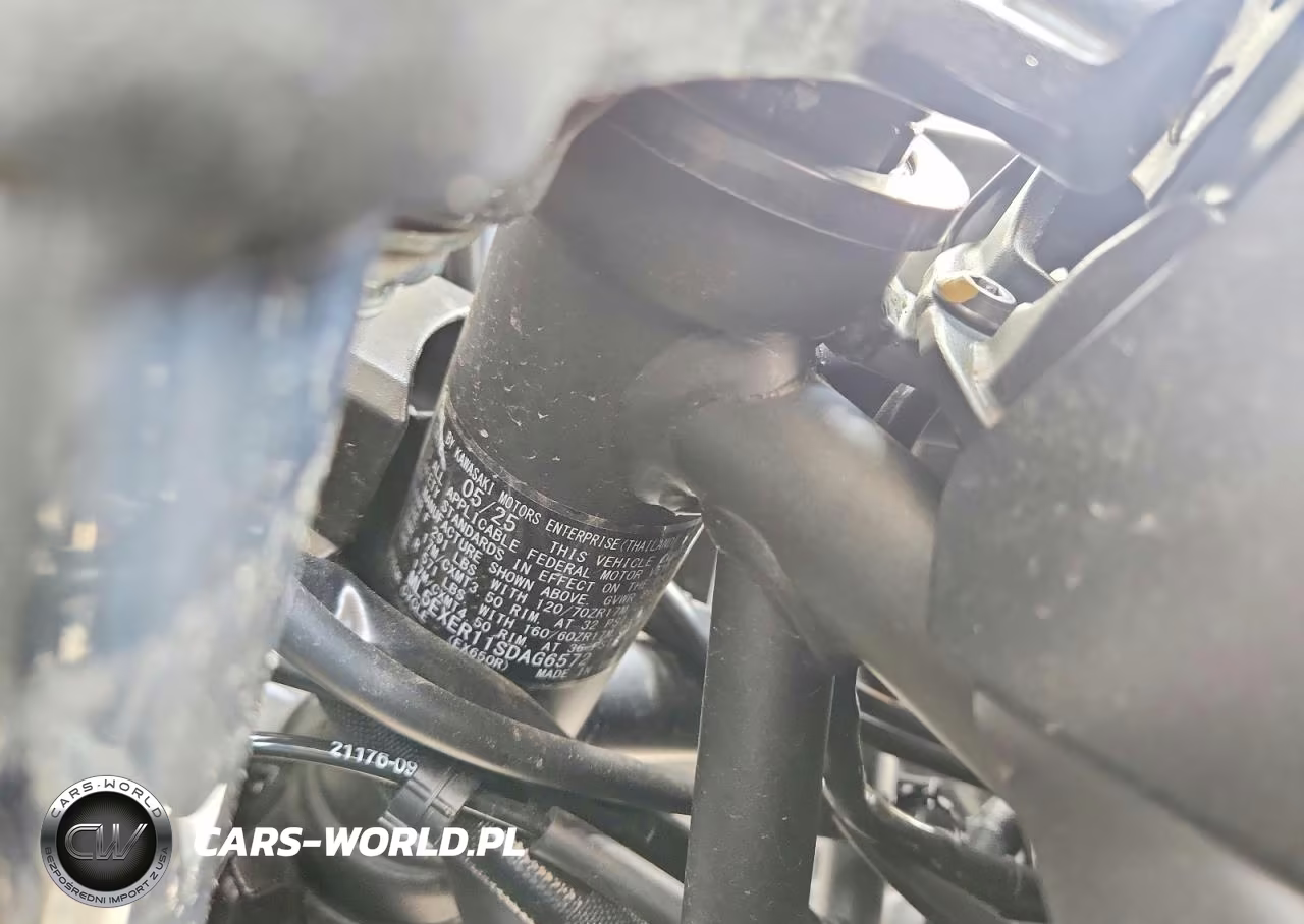 2025 Kawasaki Ex650 R VIN:ML5EXER11SDAG6572 - 9
