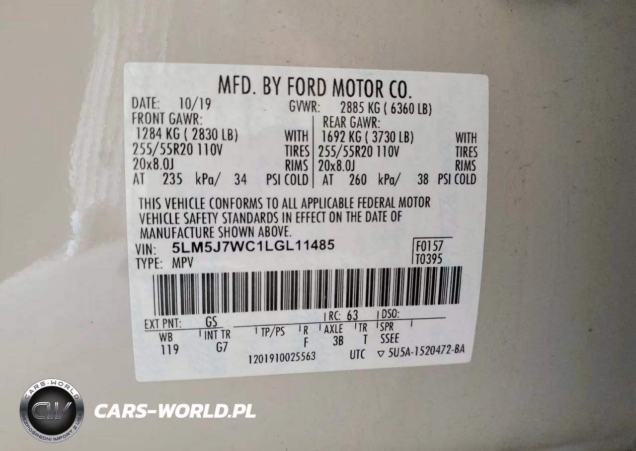 2020 Lincoln Aviator Reserve VIN:5LM5J7WC1LGL11485 - 13
