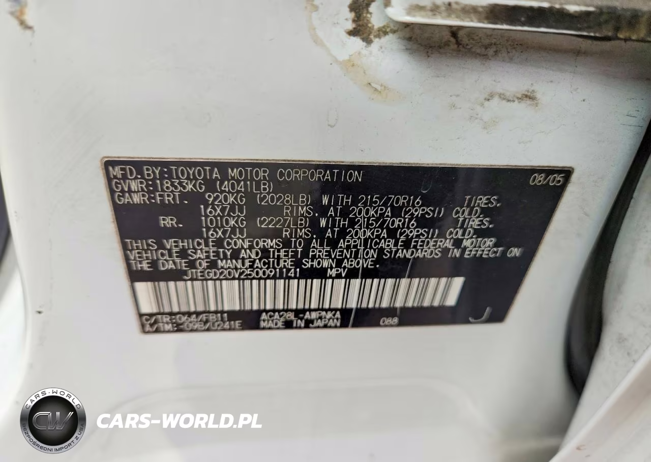 2005 Toyota Rav4 Base VIN:JTEGD20V250091141 - 13