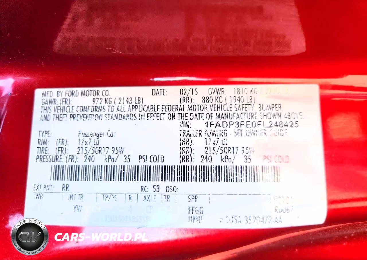 2015 Ford Focus Se VIN:1FADP3FE0FL248425 - 12