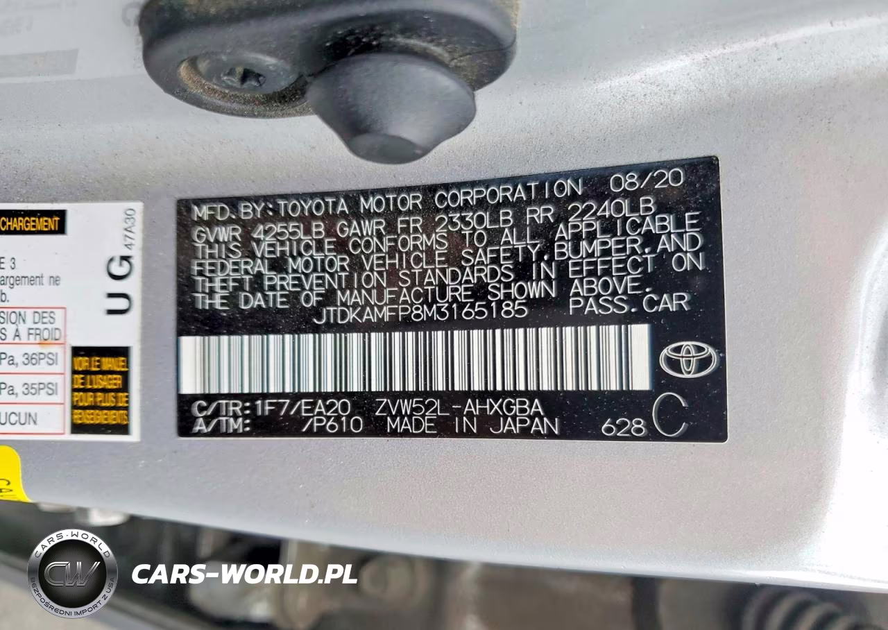 2021 Toyota Prius Prime Limited VIN:JTDKAMFP8M3165185 - 12