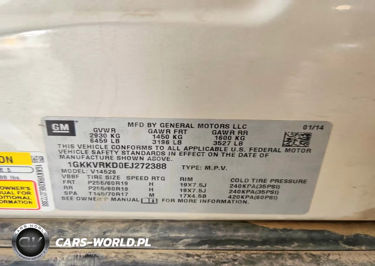 2014 GMC Acadia Slt-1 VIN:1GKKVRKD0EJ272388 - 13