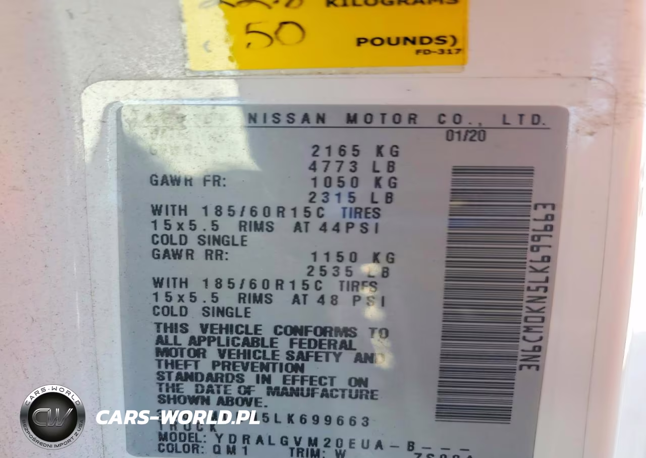 2020 Nissan Nv200 S VIN:3N6CM0KN5LK699663 - 14