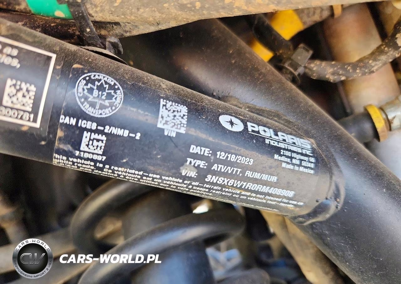 2024 Polaris Utility Vehicle VIN:3NSX6W1R0RM408908 - 10
