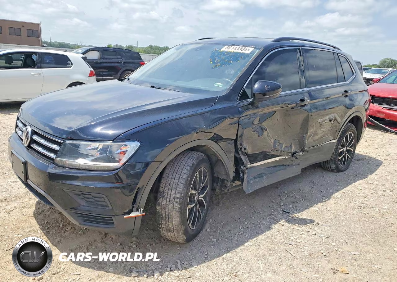2021 Volkswagen Tiguan Se VIN:3VV2B7AXXMM096537 - 1