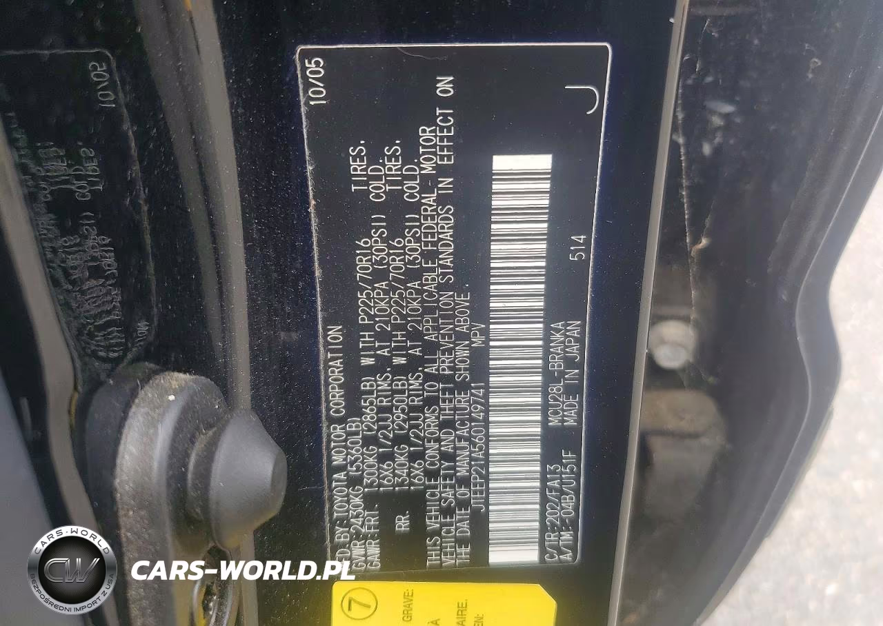 2006 Toyota Highlander Limited VIN:JTEEP21A560149741 - 13