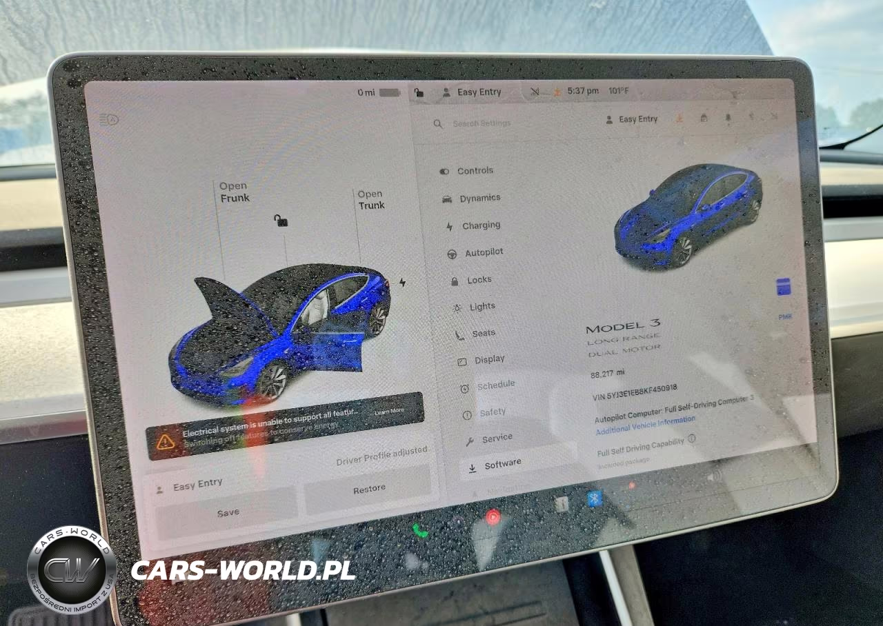 2019 Tesla Model 3 VIN:5YJ3E1EB8KF450918 - 9