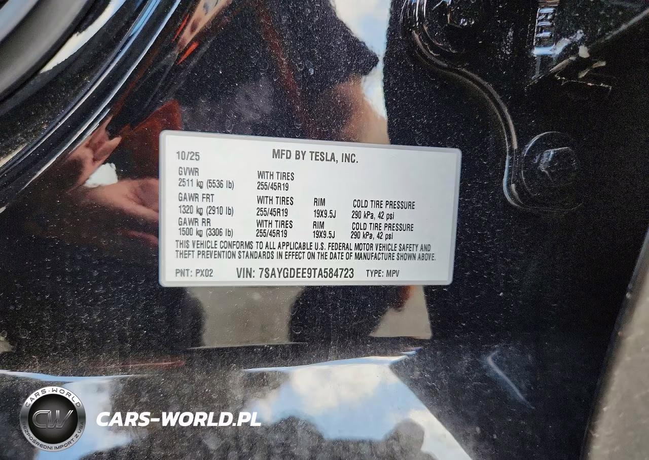 2026 Tesla Model Y VIN:7SAYGDEE9TA584723 - 12