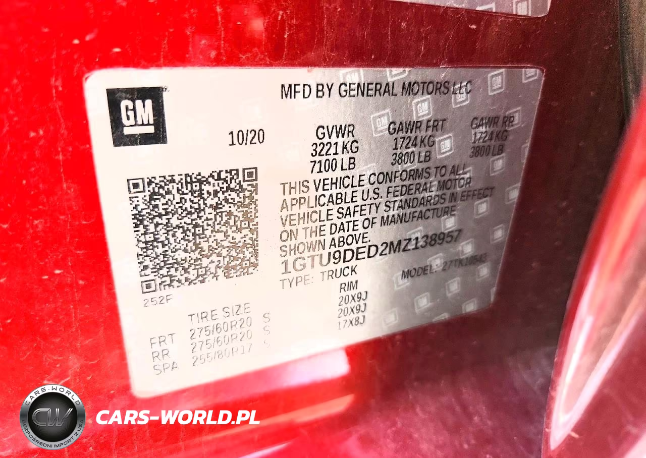 2021 GMC Sierra K1500 Slt VIN:1GTU9DED2MZ138957 - 12
