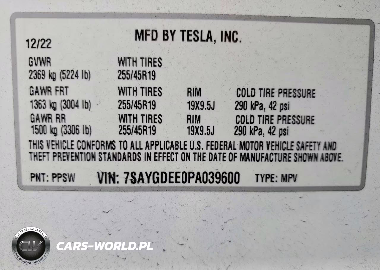 2023 Tesla Model Y VIN:7SAYGDEE0PA039600 - 13