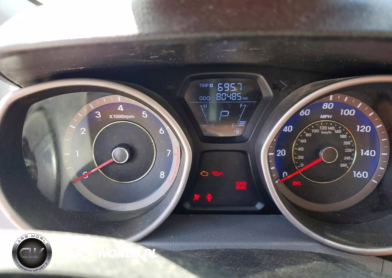 2013 Hyundai Elantra Gls VIN:KMHDH4AE3DU787581 - 9