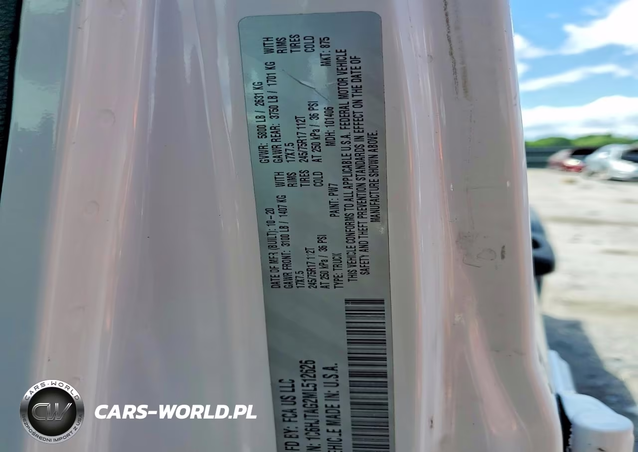 2021 Jeep Gladiator Sport VIN:1C6HJTAG2ML512626 - 12