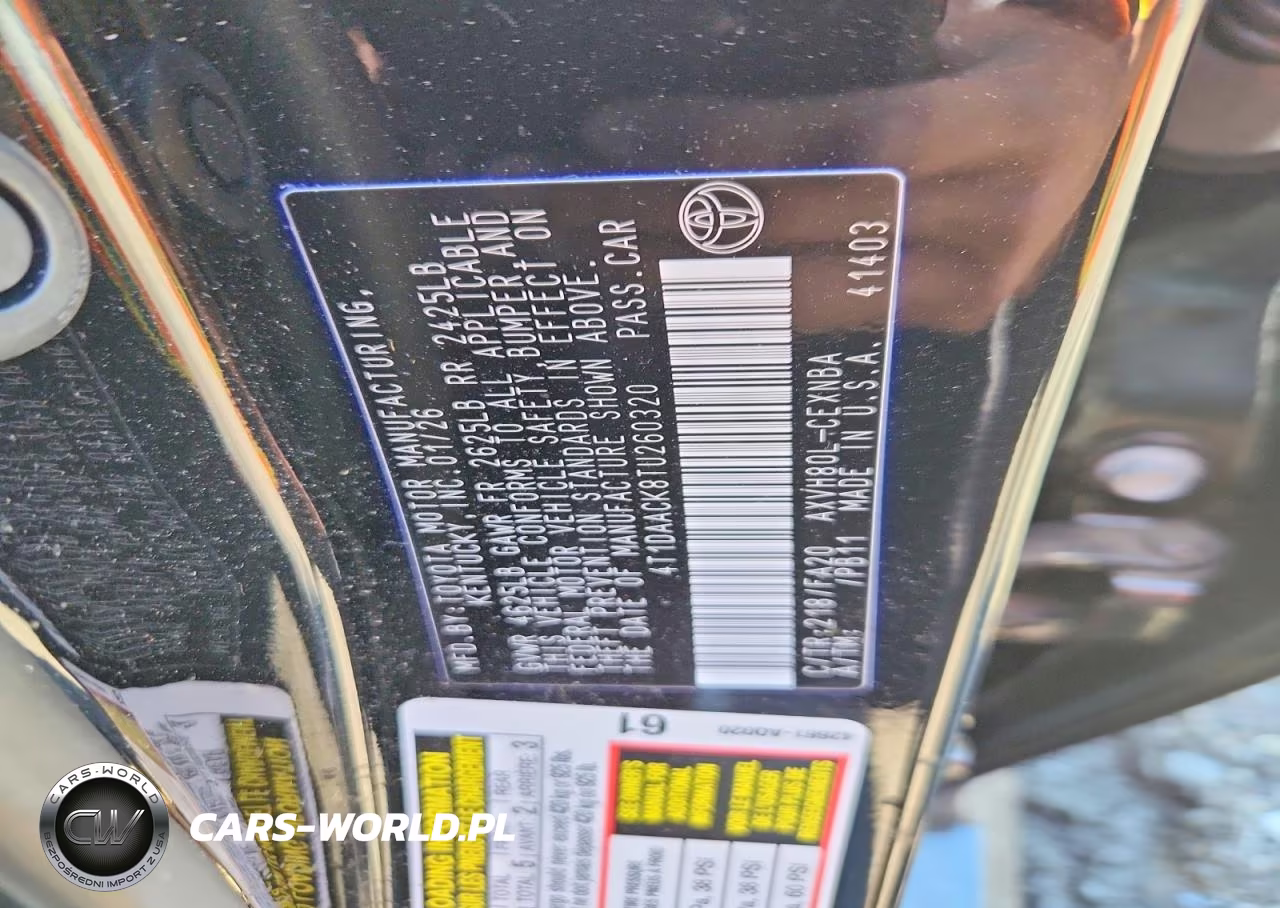 2026 Toyota Camry Le VIN:4T1DAACK8TU260320 - 12