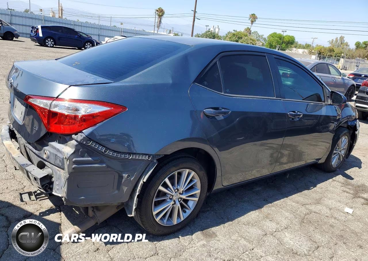 2014 Toyota Corolla Le Plus VIN:5YFBURHEXEP104638 - 3
