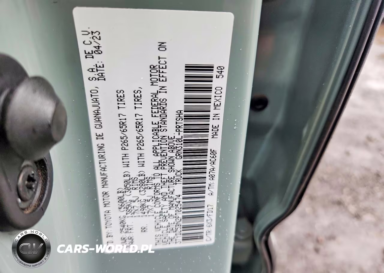 2023 Toyota Tacoma Sr5 V6 VIN:3TYDZ5BN2PT025474 - 12