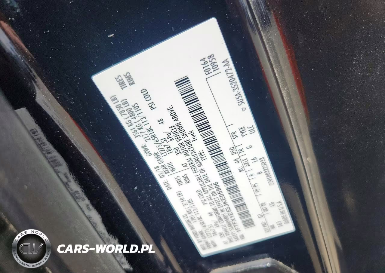 2018 Ford F150 Super Cab VIN:1FTFX1E53JKE05906 - 12