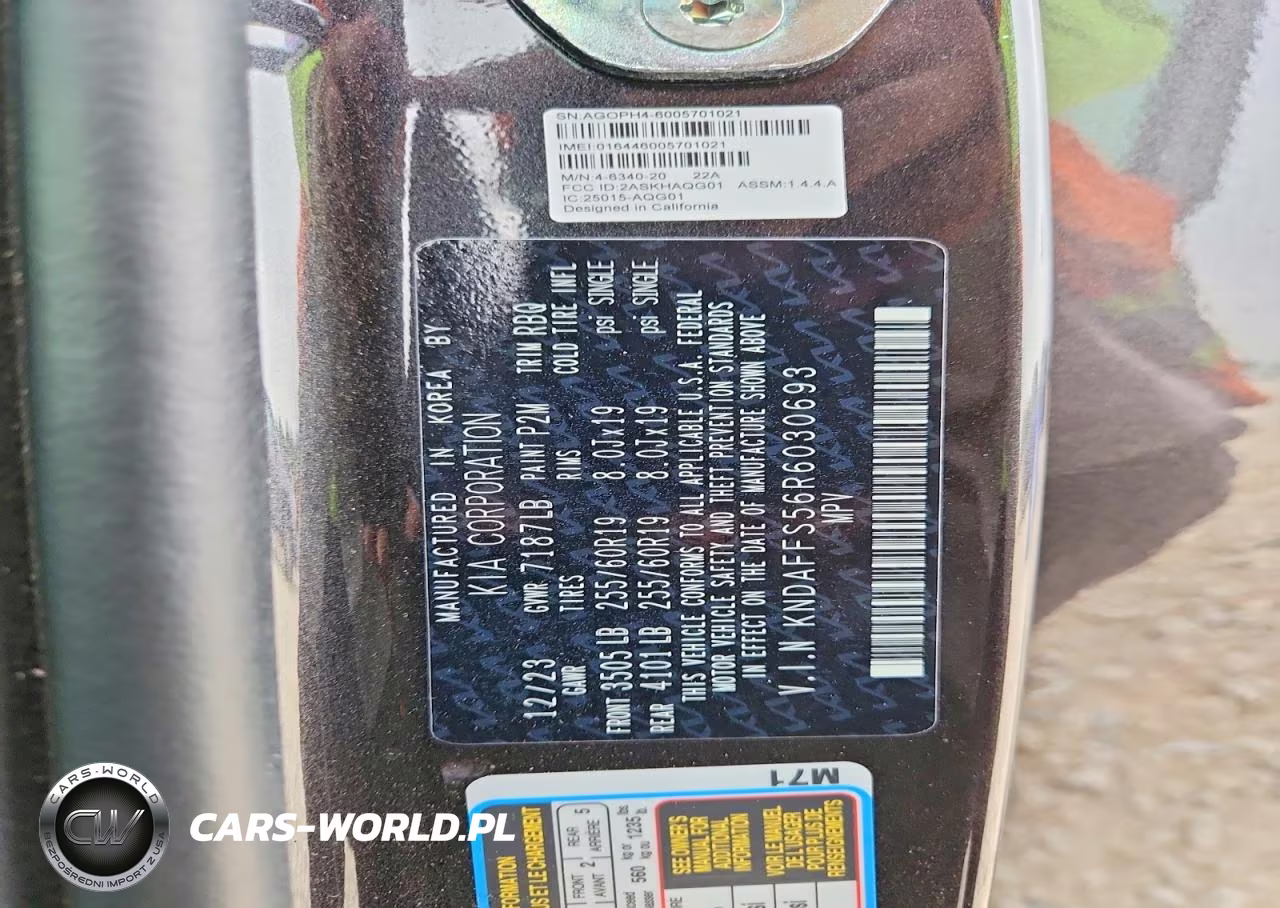 2024 Kia Ev9 Wind VIN:KNDAFFS56R6030693 - 13
