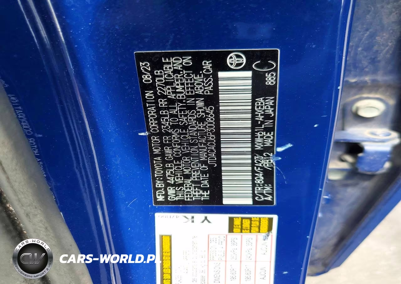 2023 Toyota Prius VIN:JTDACACU6P3008645 - 12