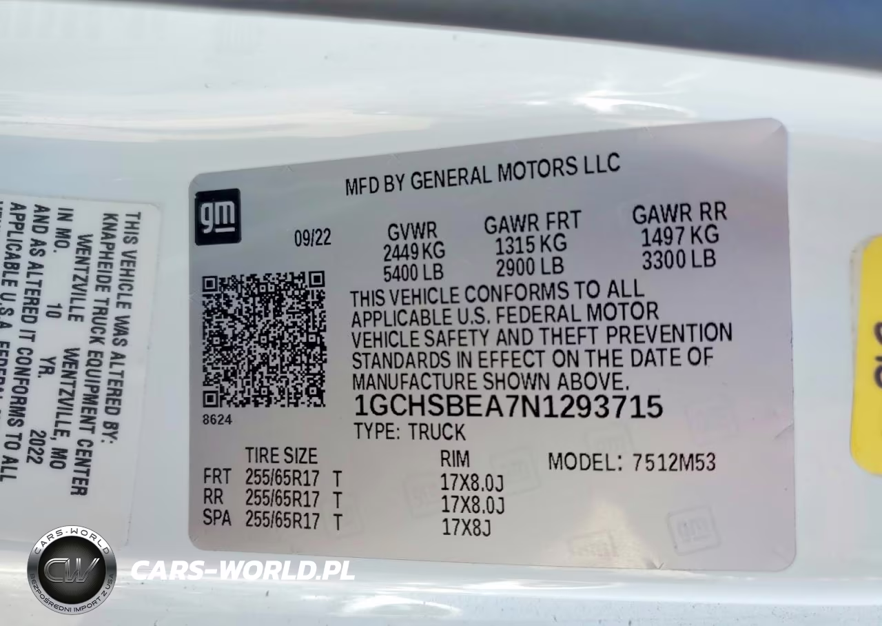 2022 Chevrolet Colorado 2Wd Long Box Wt VIN:1GCHSBEA7N1293715 - 12