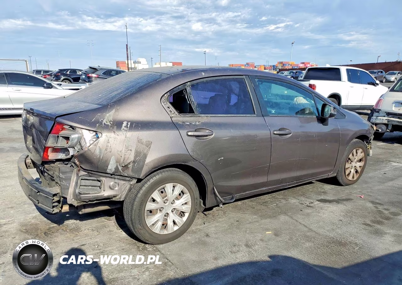 2012 Honda Civic Lx VIN:19XFB2F5XCE310221 - 3