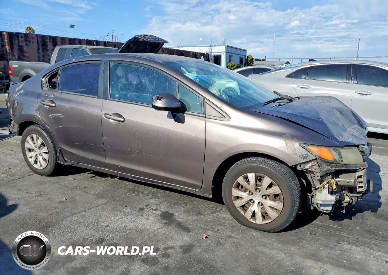 2012 Honda Civic Lx VIN:19XFB2F5XCE310221 - 4