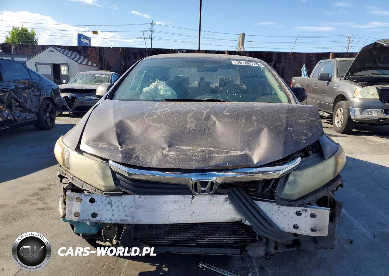 2012 Honda Civic Lx VIN:19XFB2F5XCE310221 - 5