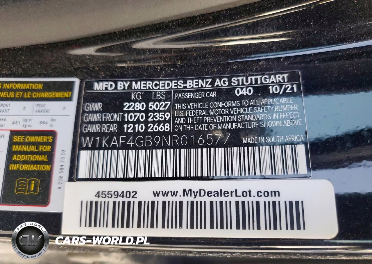 2022 Mercedes-Benz C 300 VIN:W1KAF4GB9NR016577 - 13