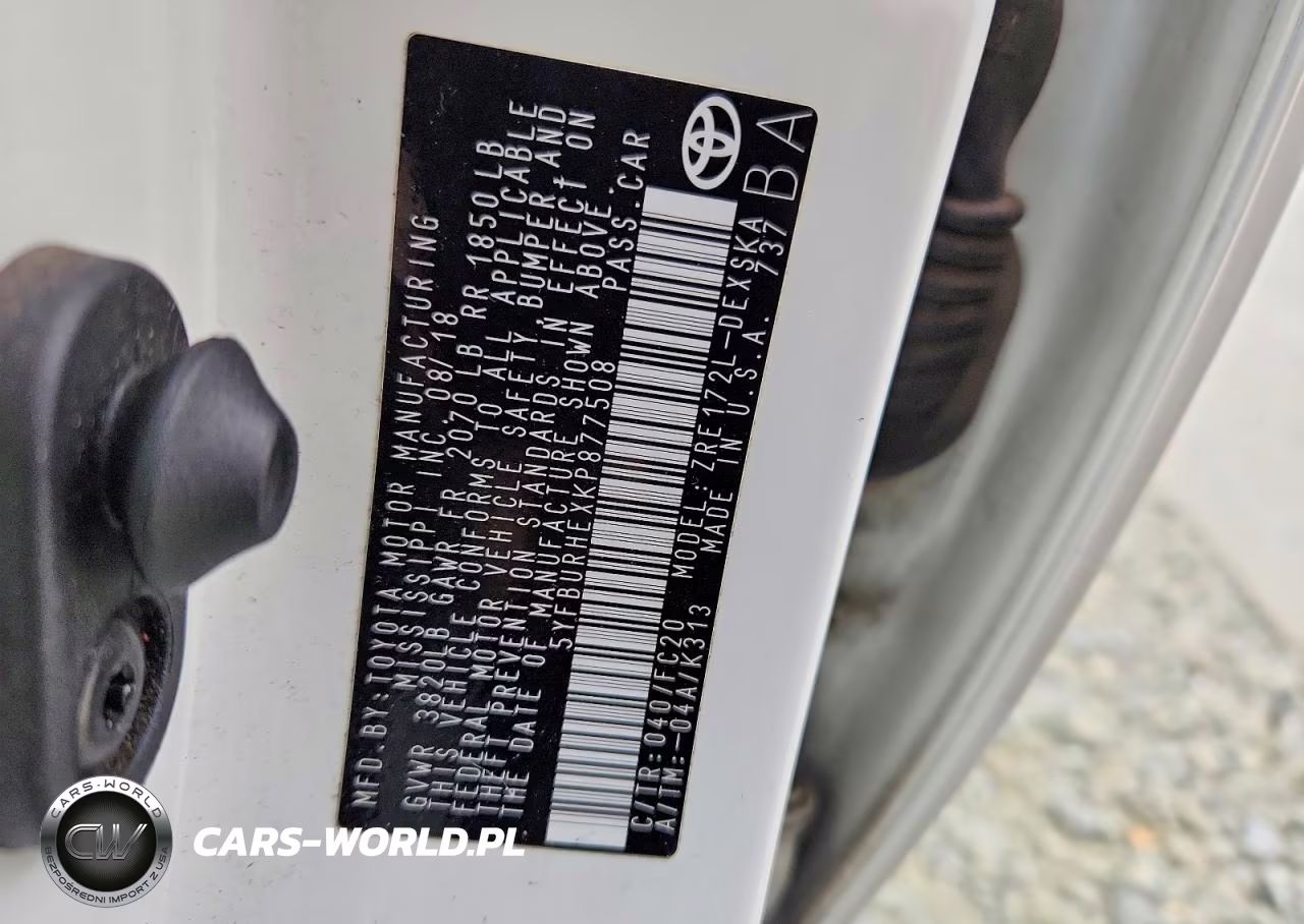 2019 Toyota Corolla Se VIN:5YFBURHEXKP877508 - 12