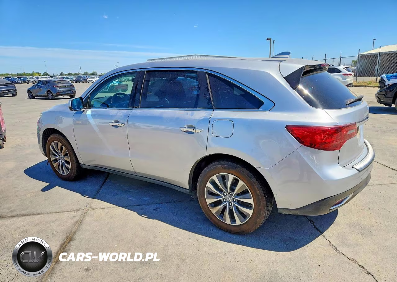 2015 Acura Mdx Technology VIN:5FRYD3H43FB011390 - 2