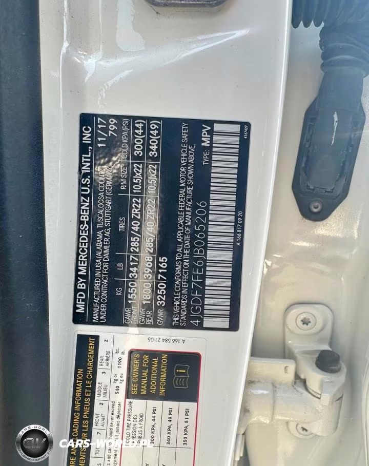 2018 Mercedes-Benz Gls 63 Amg 4Matic VIN:4JGDF7FE6JB065206 - 10
