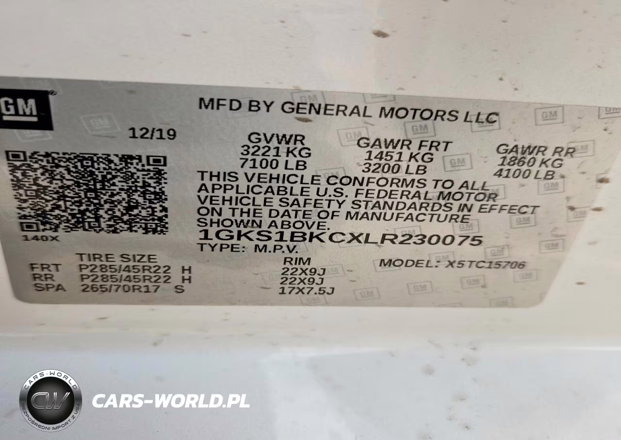 2020 GMC Yukon Slt VIN:1GKS1BKCXLR230075 - 13