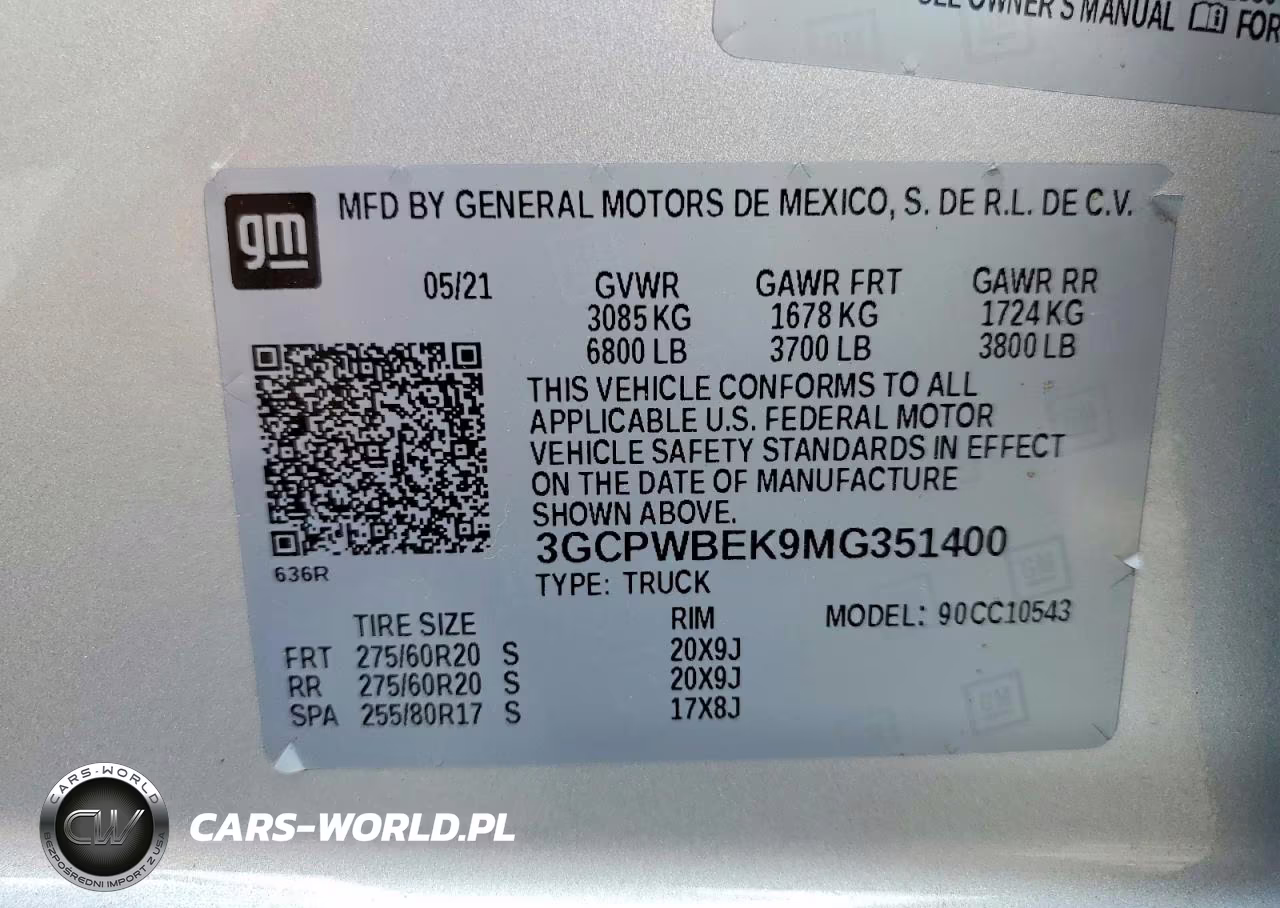 2021 Chevrolet Silverado C1500 Custom VIN:3GCPWBEK9MG351400 - 12